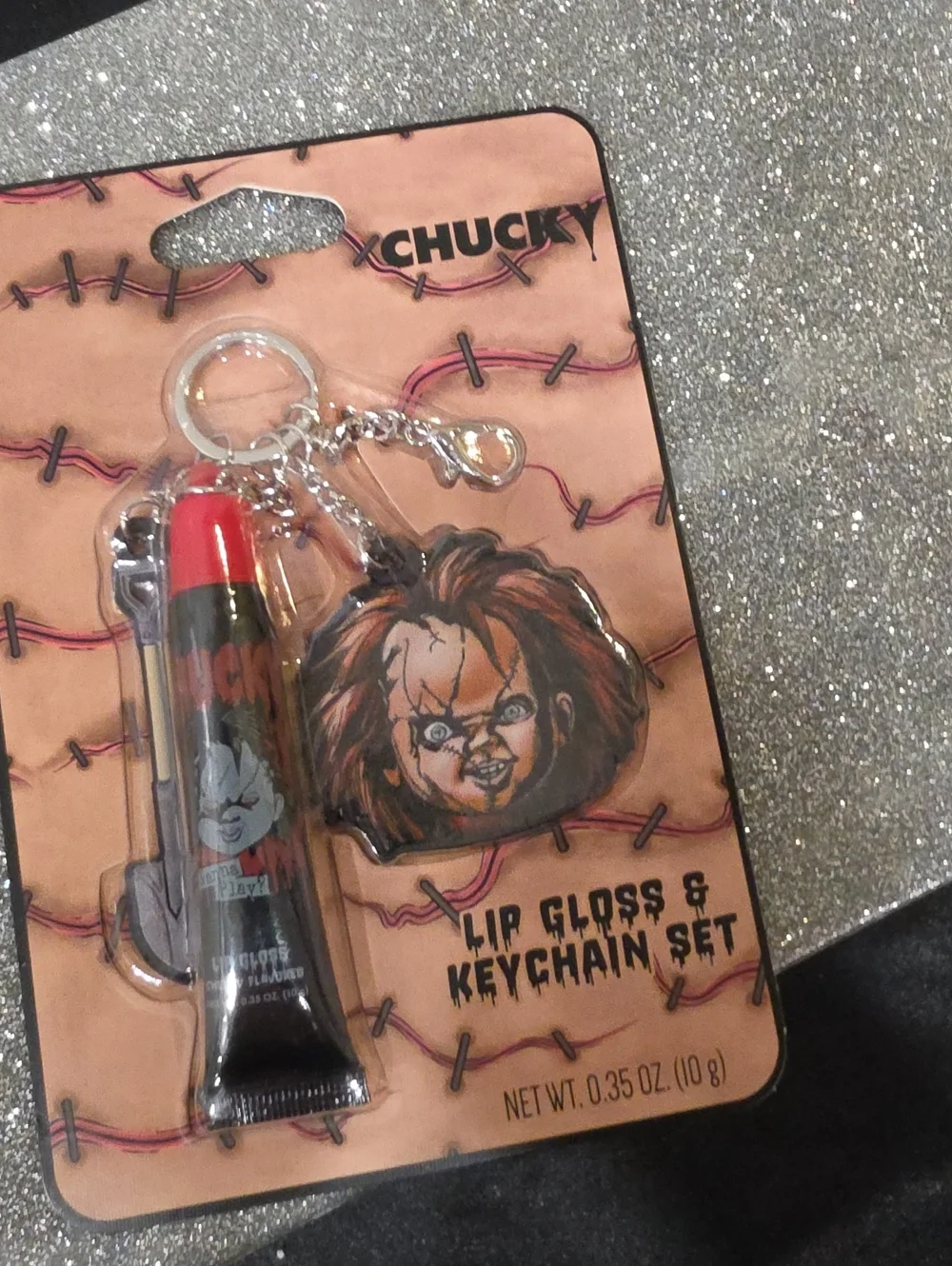 Taste Beauty X Chucky Lip Gloss & Keychain Set